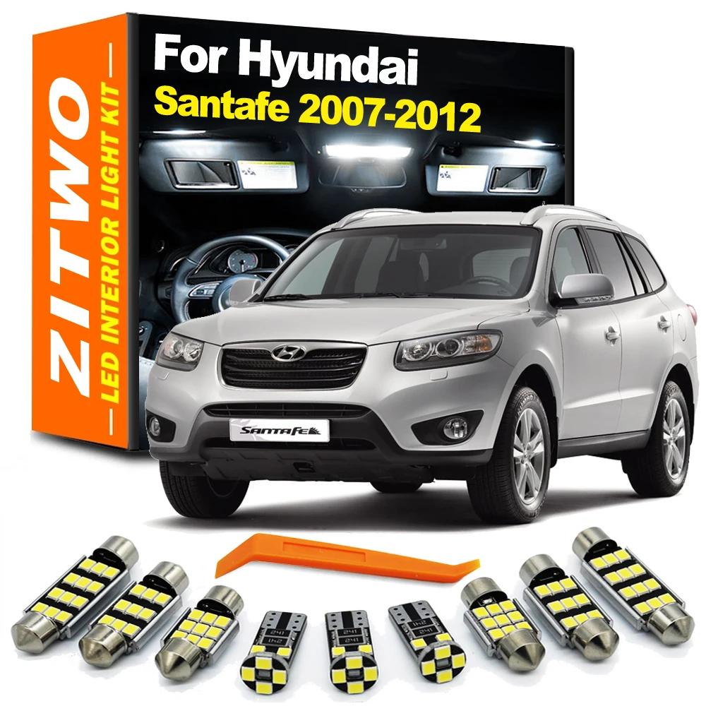 ZITWO 12Pcs LED  ׸ ǳ  ŰƮ  Ÿ Santafe MK2 2 II CM 2007 2008 2009 2010 2011 2012 Ʈũ 